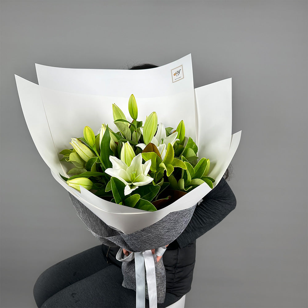 White Lily Bouquet