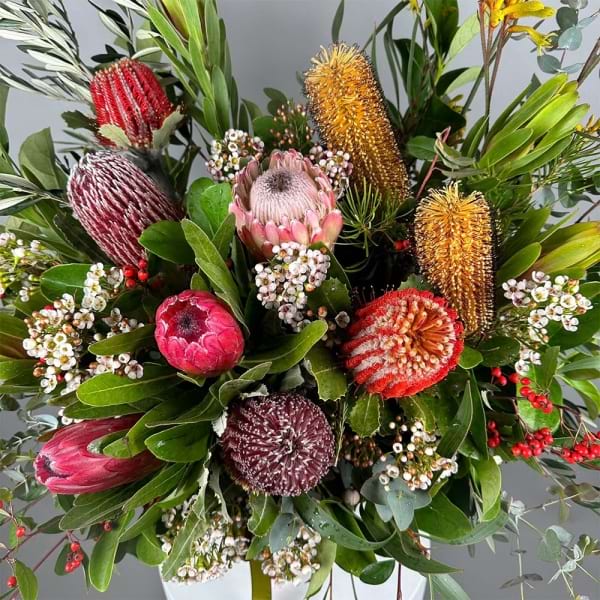 NATIVES BLOOMS - CERAMIC POT (SEASONAL)