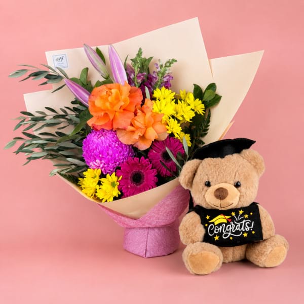 Bright & Bold with Graduation Bear