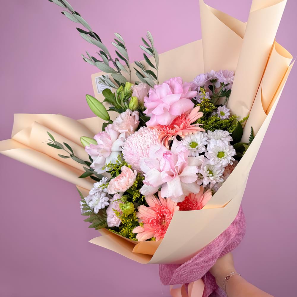 Soft Whispers Graduation Bouquet