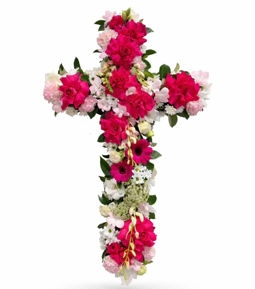 Contemporary Pink Cross Tribute