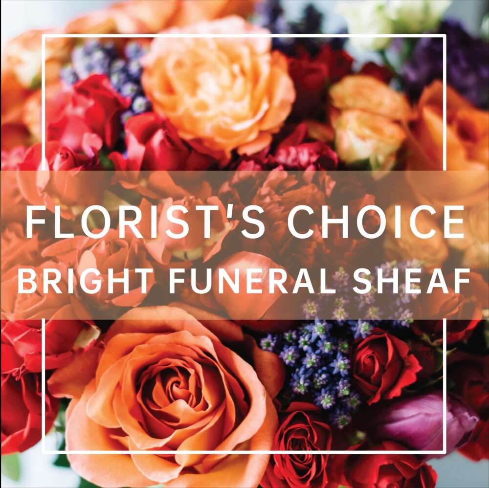 Bright Funeral Sheaf - Florist's Choice