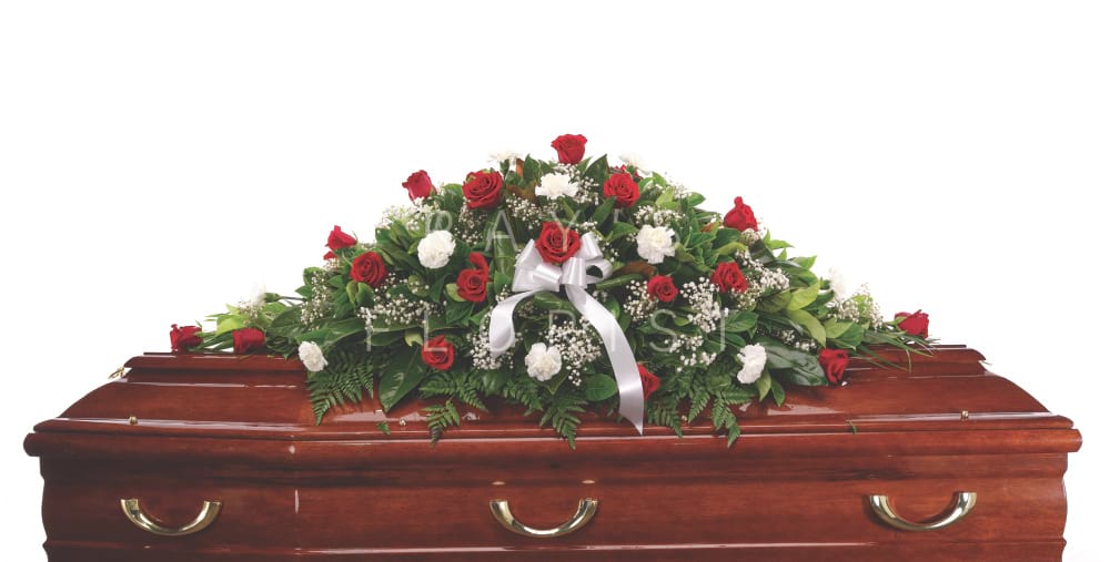 Traditional Rose and Carnation Casket Spray