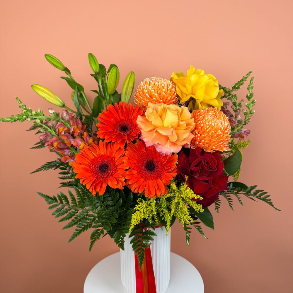 Sunny Blooms Vase Arrangement